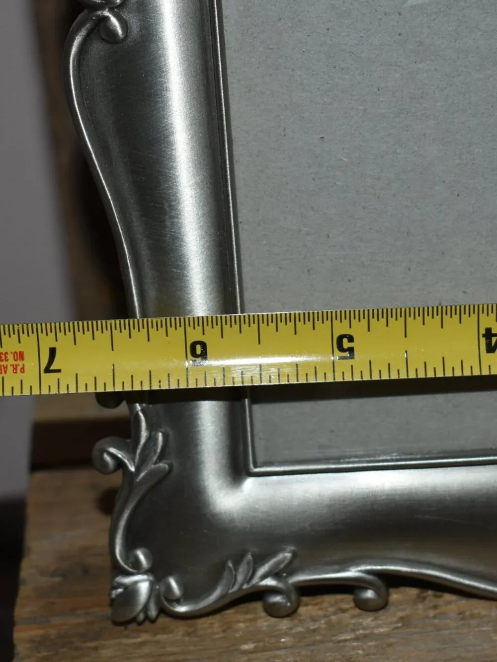 Burnes Of Boston Pewter Silver Metal Picture Frame Set
